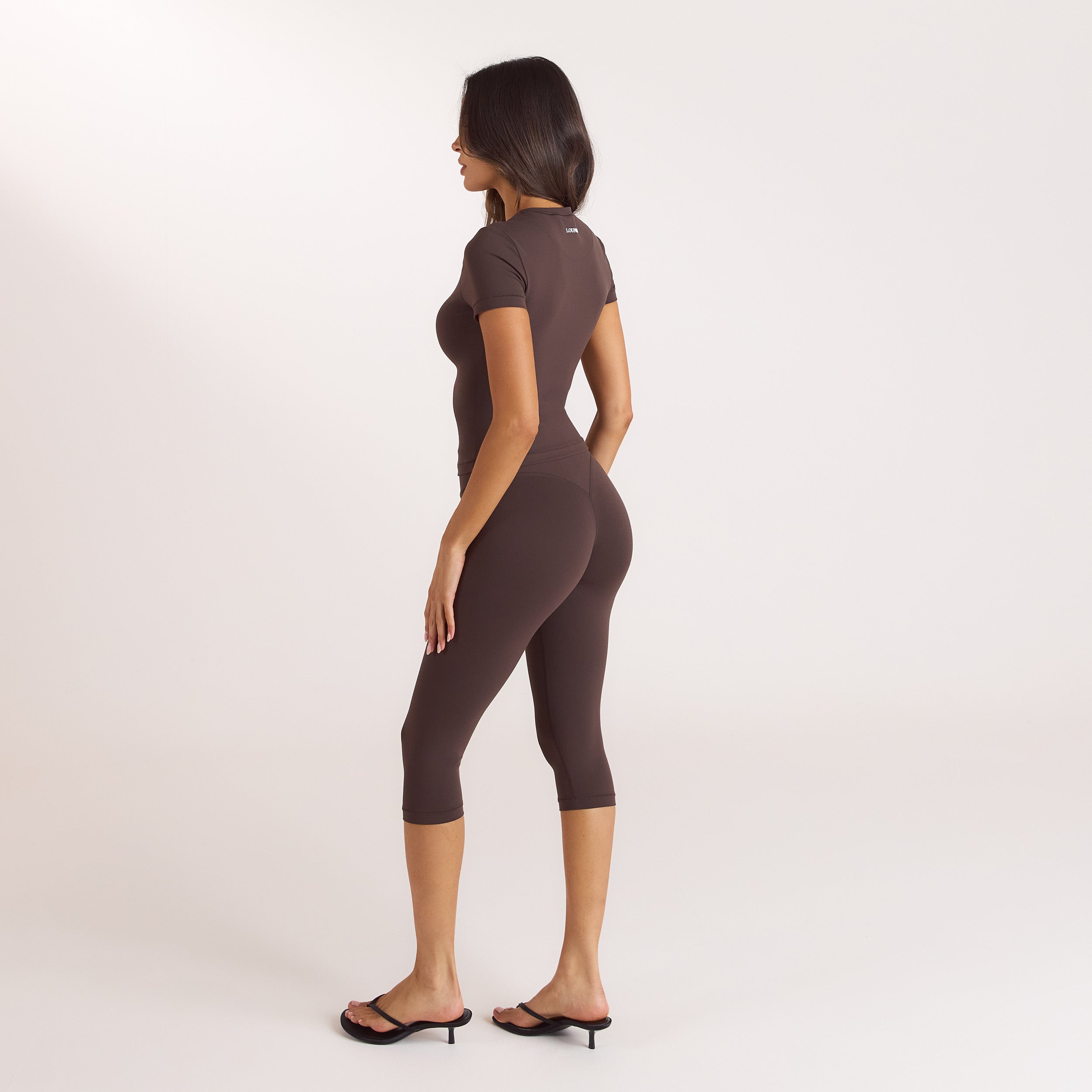 ContourSoft Capri-Leggings | ContourSoft Capri-Leggings - Dunkle Schokolade