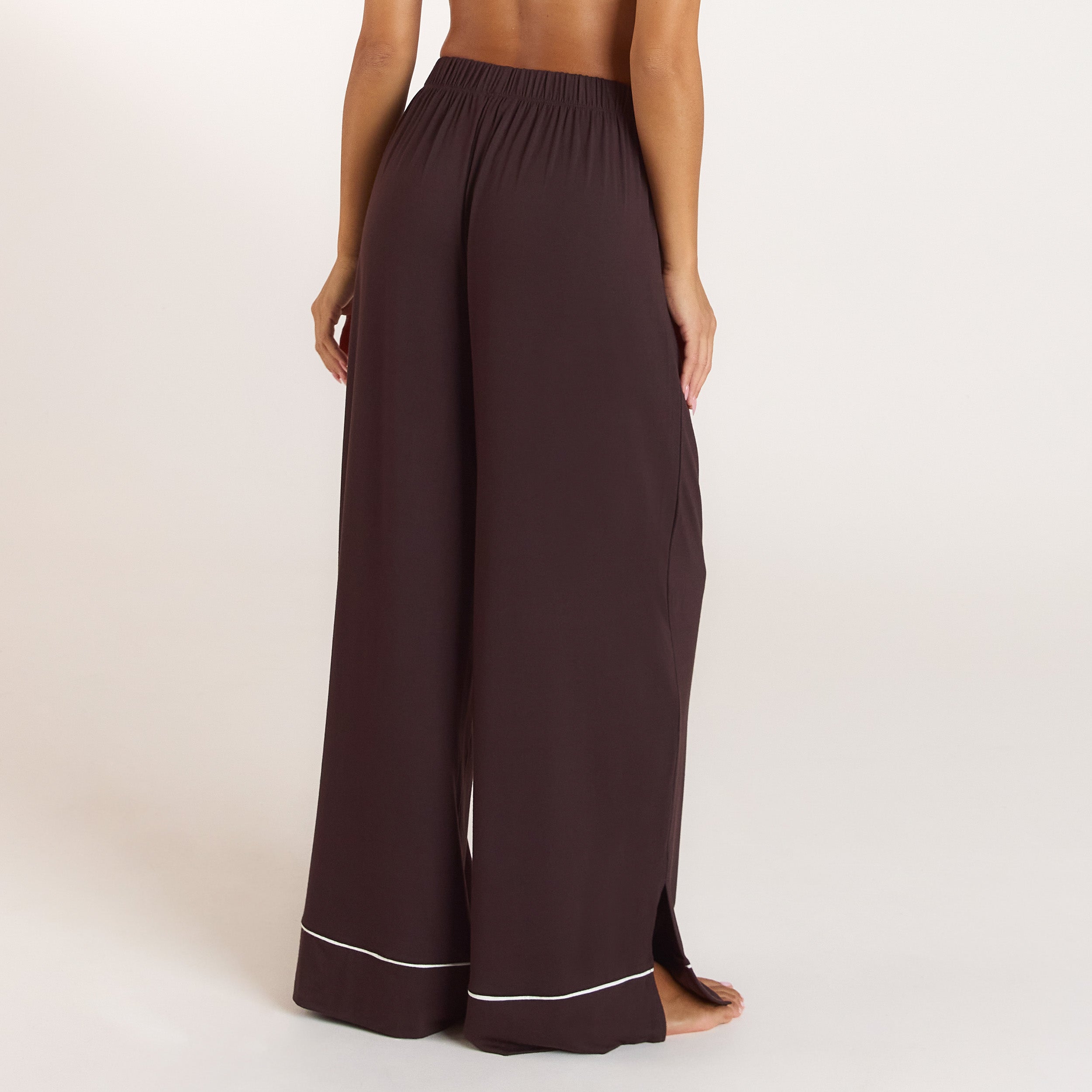 Modal Pyjama Hose | Modal Pyjama Hose - Dunkle Schokolade
