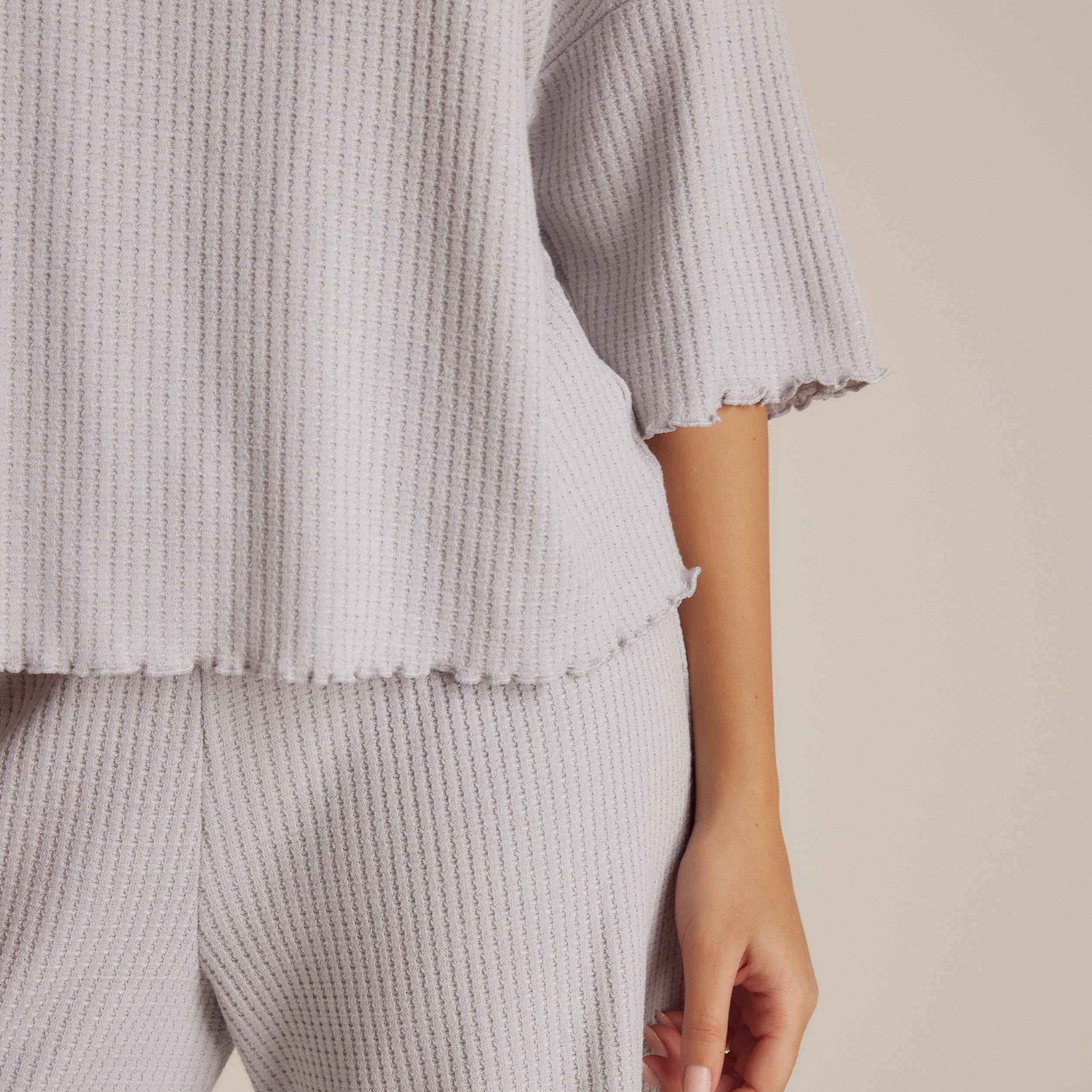 Soft Waffle Pyjama Oberteil | Imaani, S