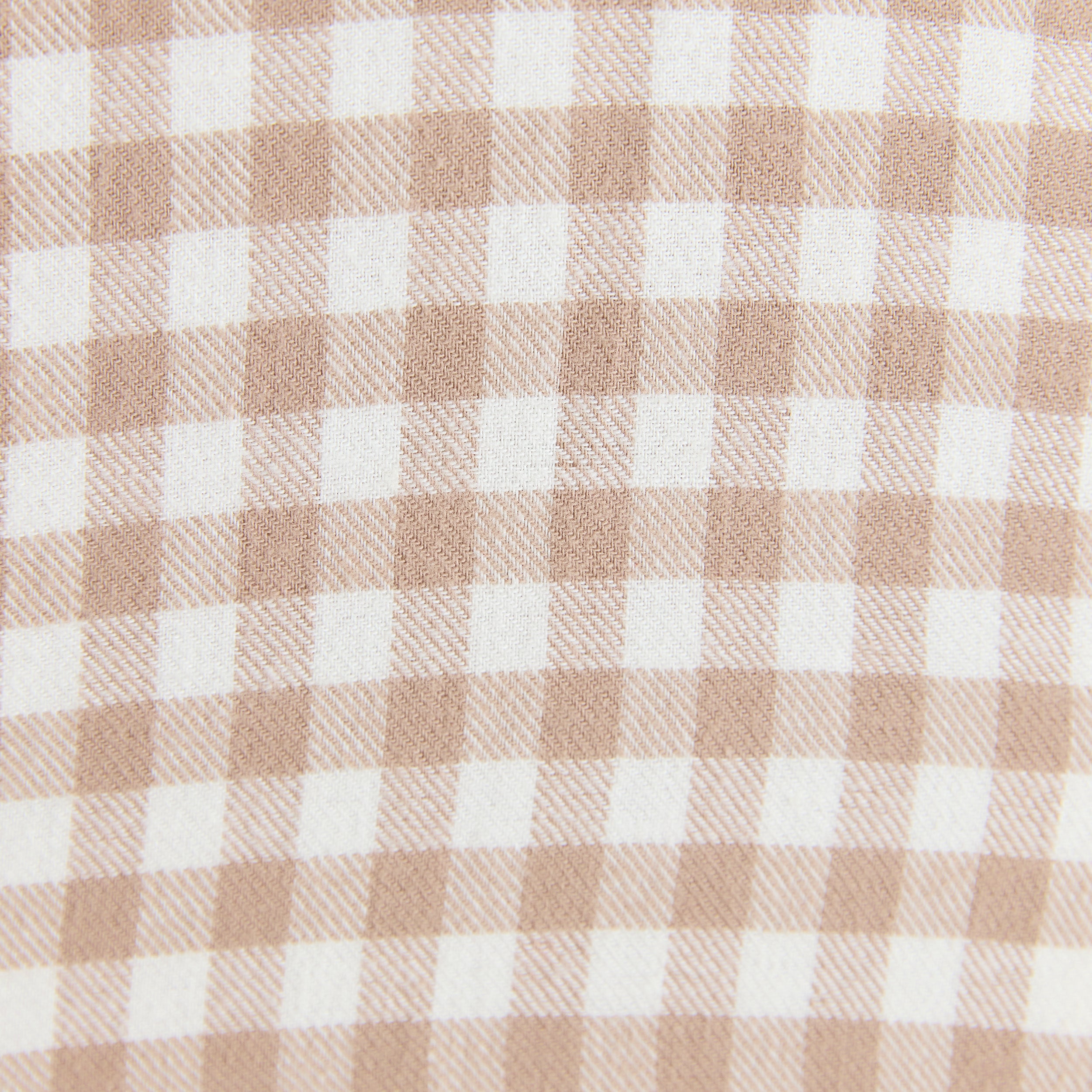 Gingham Pyjamahemd | Gingham Pyjamahemd - Beige