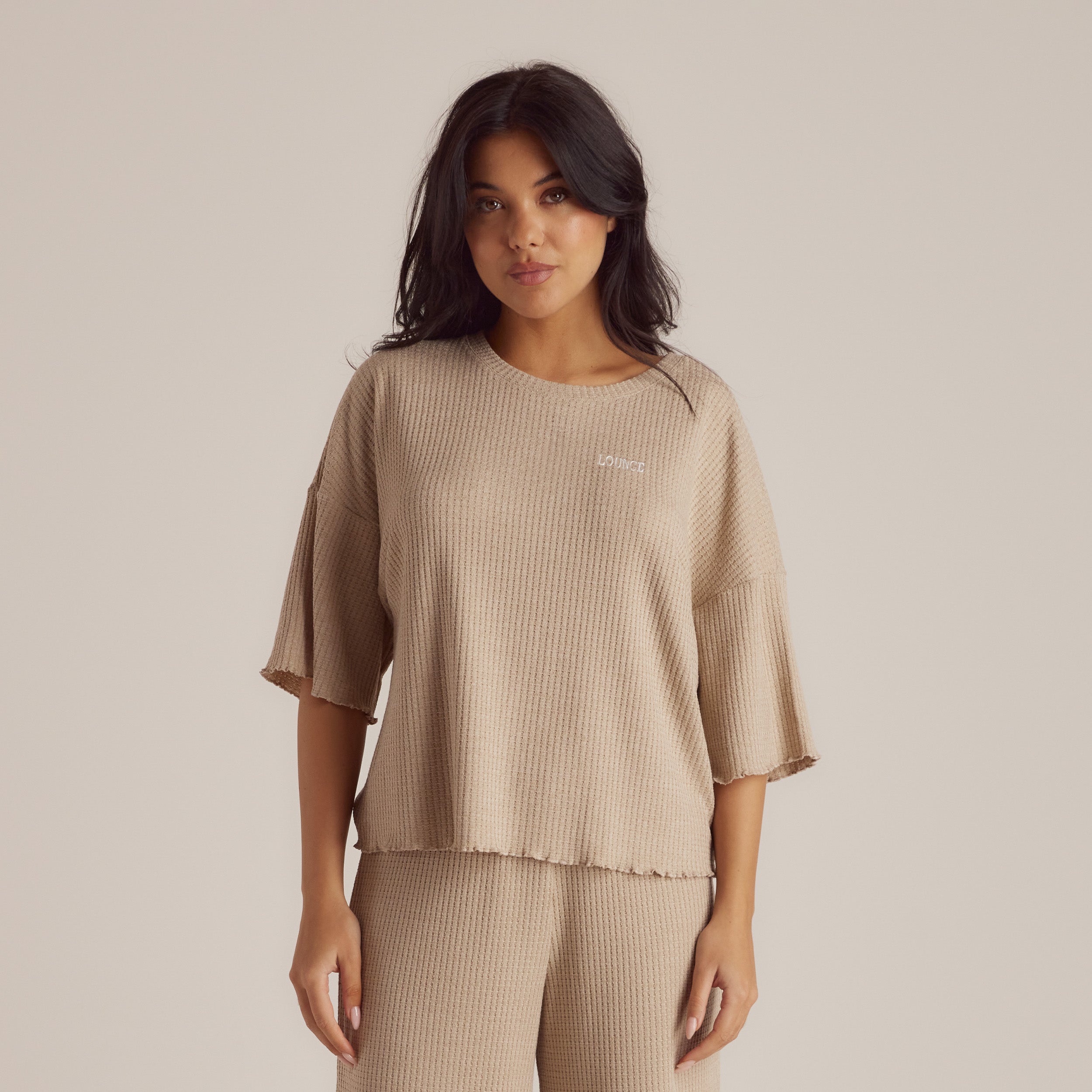 Soft Waffle Pyjama Oberteil | Imaani, S