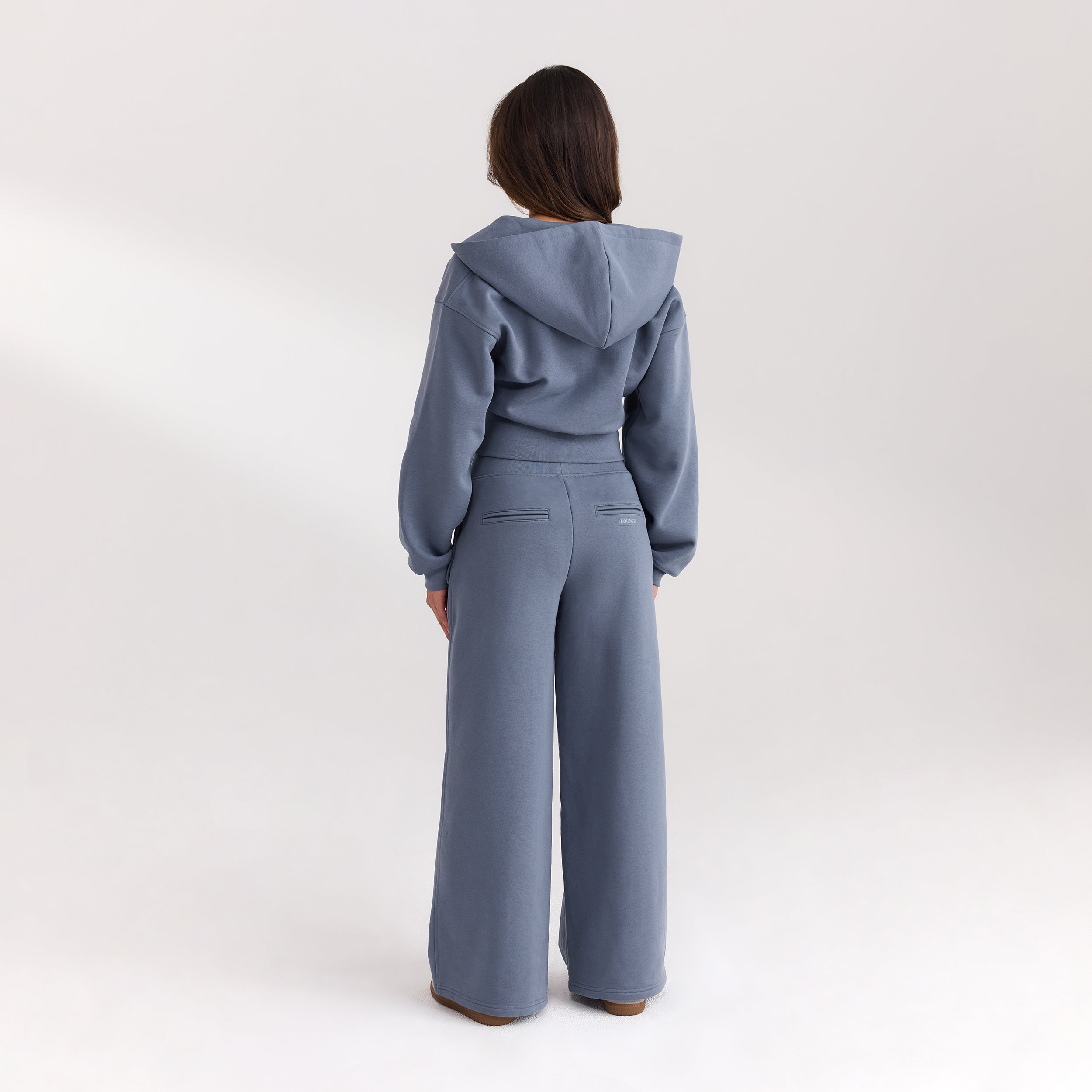 Gerade Jogger | Gerade Jogger - Schieferblau