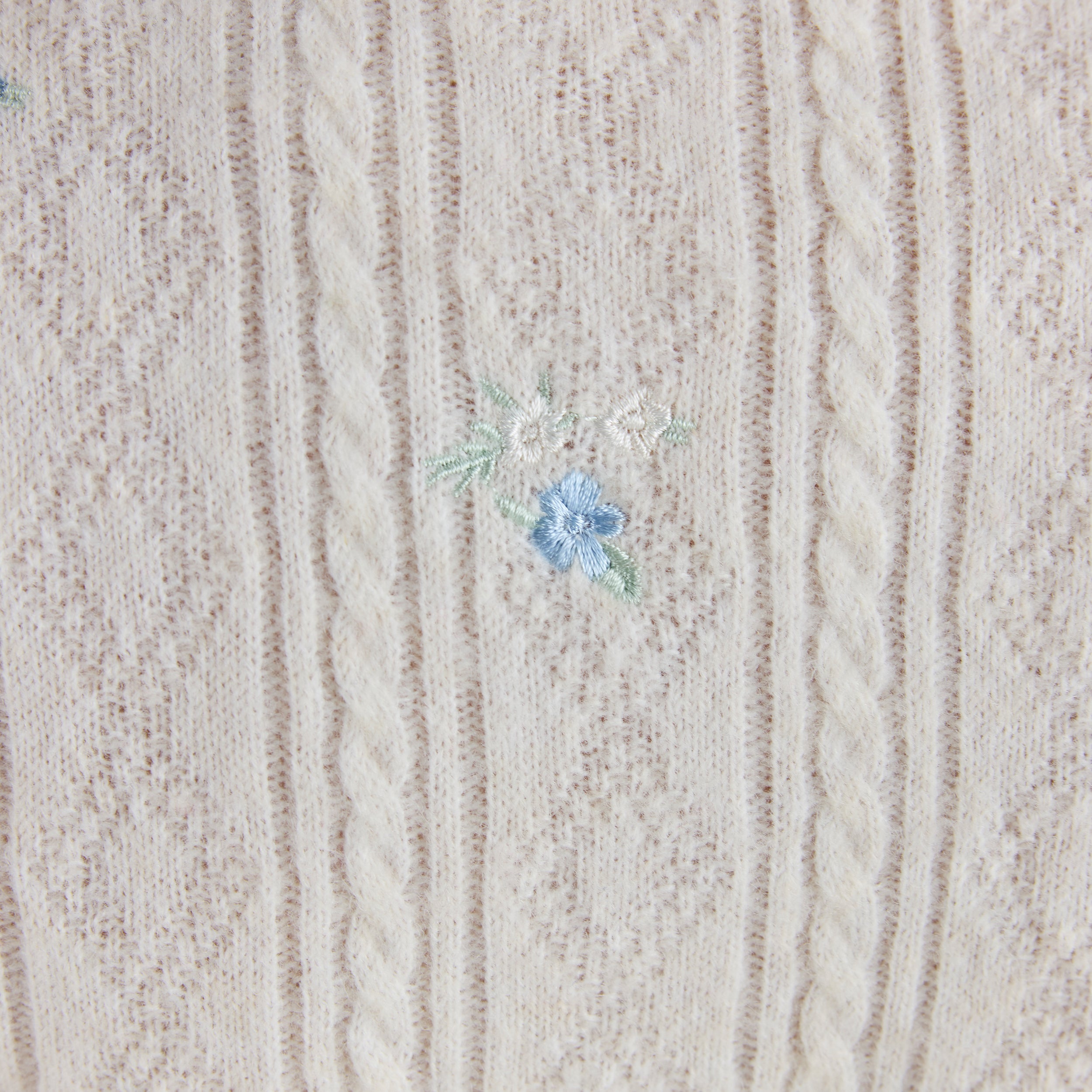 Besticker Stricktop | Besticker Stricktop - Crèmefarbe