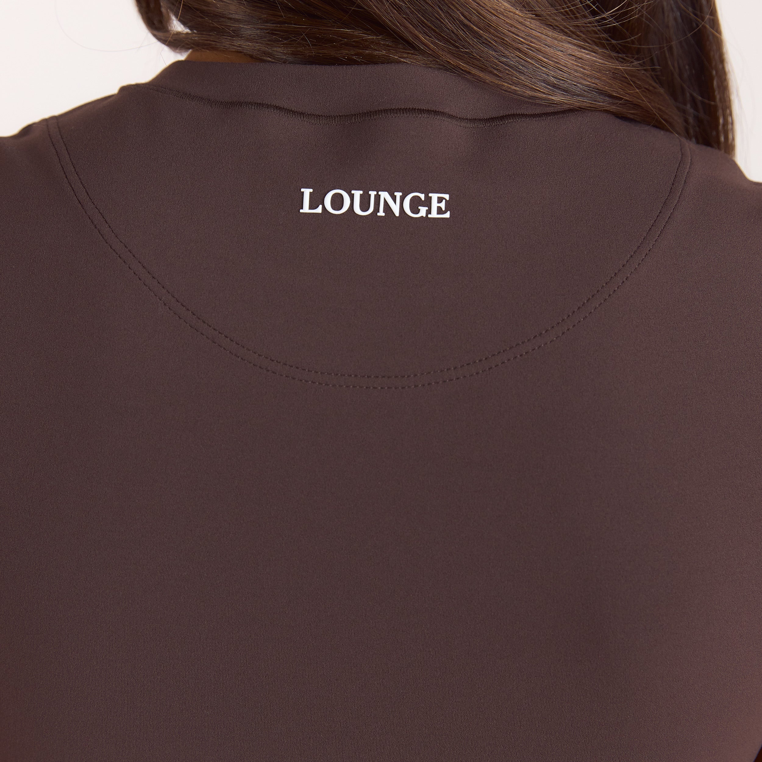 ContourSoft™ Kurzärmeliges T-Shirt | ContourSoft™ Kurzärmeliges T-Shirt - Dunkle Schokolade