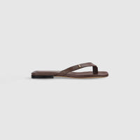 Brielle Zehenstegsandalen - Schokolade