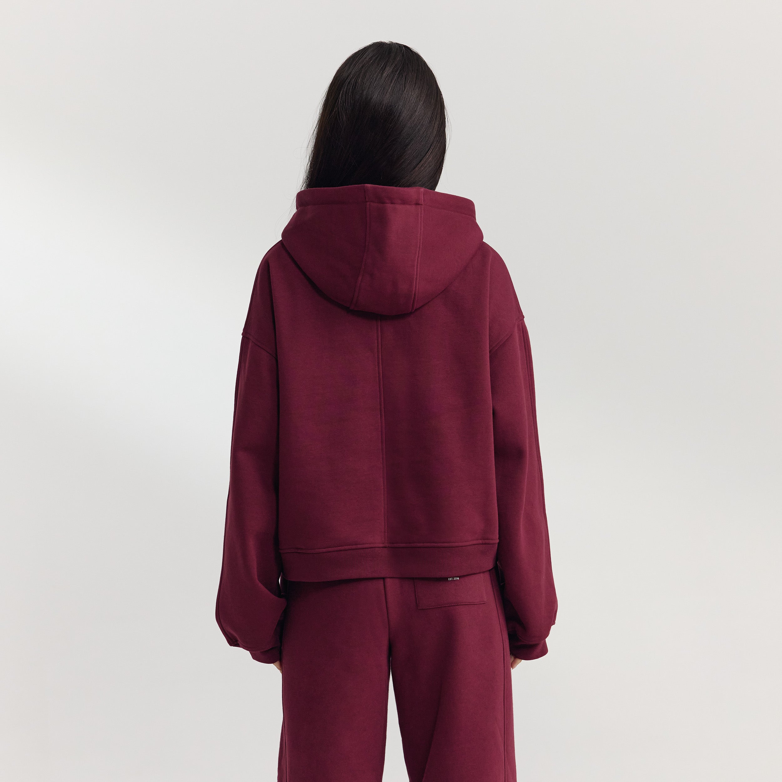 Oversized Hoodie | Oversized Hoodie - Kirschlack