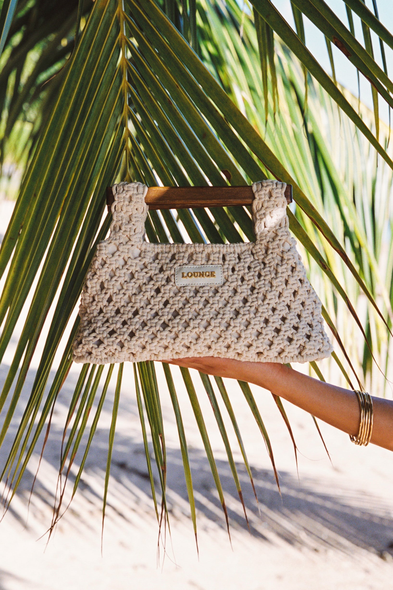 Clover Clutch - Crèmefarbe