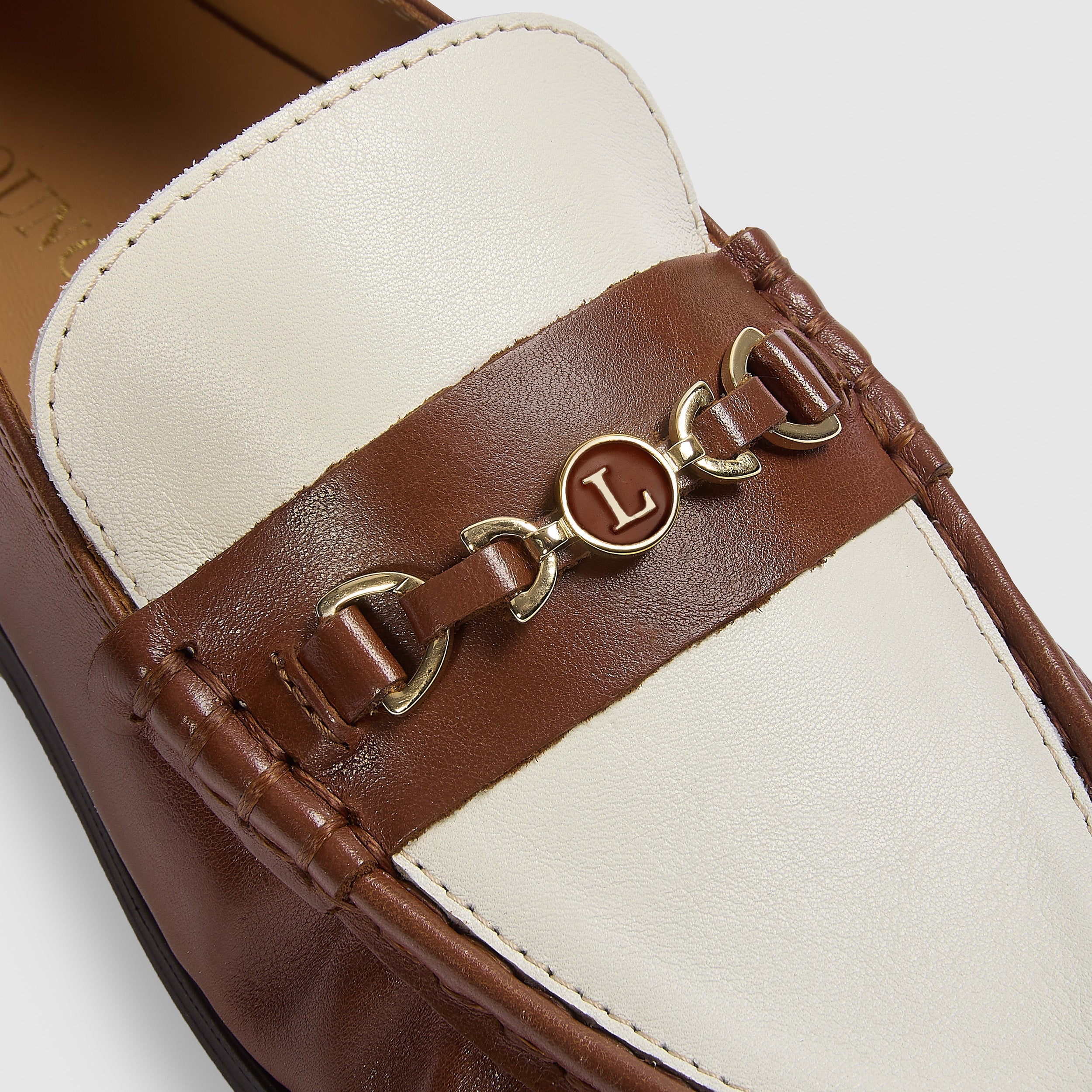 Agnes Loafer | Agnes Loafer - Hellbraun/Cremefarbe