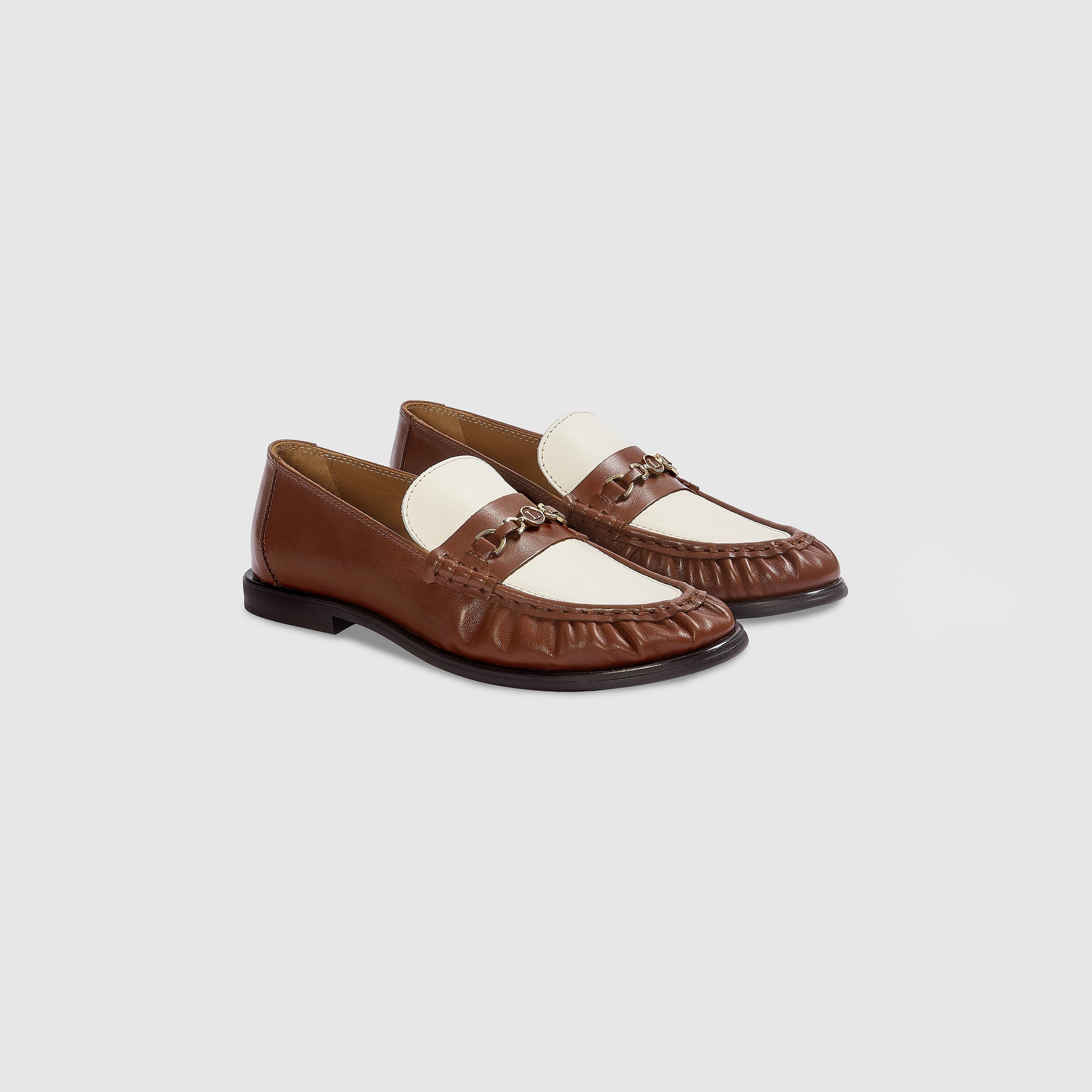 Agnes Loafer | Agnes Loafer - Hellbraun/Cremefarbe